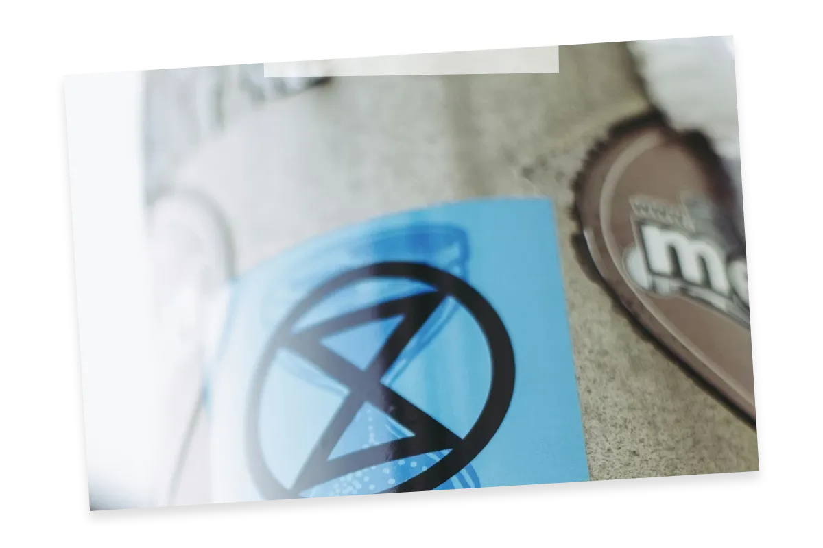 Auswahl handgezeichneter Sticker